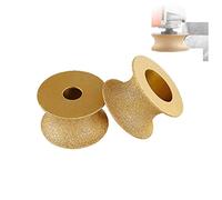 1Pc Fraise DiamantéE Pour Bord ExtéRieur,75mm Meule DiamantéE BraséE Sous Vide Bord Demi-Rond Profilé De Bordure Pour Profilé En Pierre Main Meule DiamantéE Grit,Disque De Meulage Diamanté (40mm)
