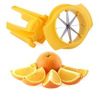 1PC Fruit Vegetable Lemon Lime Slicer Wedger Cutter Peelers Splitter Creative Orange Kitchen Gadget Fruit Vegetable Tools (yellow)