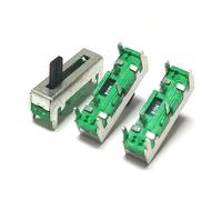 1pc FS18 petit potentiomètre coulissant droit B10K B100K potentiomètre coulissant simple volume de gradation interrupteur d'instrument électronique(100K Ohm)