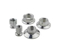 1pc G1/2" BSPP Female TC 50.5mm 304 Stainless Steel Pipe Fitting Connector Adapter Homebrew
