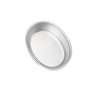 1PC gâteau mousse moule gâteau anneau, anneaux de fromage ovale en alliage d'aluminium semi-cuit fromage moules muffin pain gâteaux moule anti-adhésif tarte anneaux de cuisson moules