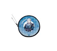 1PC Genshin Impact Game périphérique en Cuir PU Porte-Monnaie Rond Sac pour écouteurs à Fermeture éclair (Style 3)