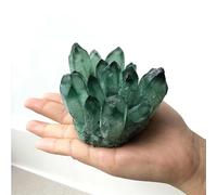 1pc Green Ghost Phantom Quartz Crystal Cluster Rock Stones and Crystals Home Decor Ornaments (Size : About 600-700g) Gemstone Stone