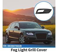 1Pc Grille De Feu Antibrouillard Pour Audi A4 S4 2013-2015 En Abs Durable Noir ArgentšŠ Couverture De Feu Antibrouillard Avant Droite InfšŠrieure Avant