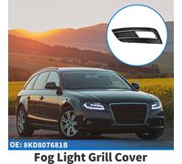 1Pc Grille De Feu Antibrouillard Pour Audi A4 S4 2013-2015 En Abs Durable Noir ArgentšŠ Couverture InfšŠrieure Avant Gauche Du Feu Antibrouillard