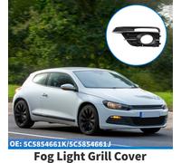 1Pc Grille De Feu Antibrouillard Pour Volkswagen Beetle 2016-2019 En Abs Durable Noir ArgentšŠ Couverture De Feu Antibrouillard Avant Gauche InfšŠrieure Du Pare-Chocs