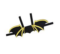1pc Halloween Pet Costume pour Chiens Chats Ailes de Chauve-Souris créatives avec Cloches Feutre léger pour Les fêtes d'halloween