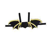 1pc Halloween Pet Costume pour Chiens Chats Ailes de Chauve-Souris créatives avec Cloches Feutre léger pour Les fêtes d'halloween
