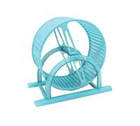 1PC Hamster Wheel Pet Comfort Treadmill Running Wheels Quiet Hamster Exercise Wheel Silent Spinner Large and Easy Attach to Wire Cage for Small Animals(Blue)