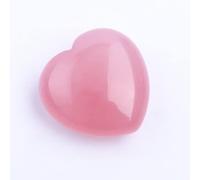 1pc Heart Shape Rose Quartz Crystal Stone Crafts Home Decor Gifts Labradorite Crystals (Color : 30x30mm-05, Size 10pcs) Gemstone Stone