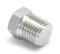 1pc High Pressure 210 bar 1/2" NPT Male 304 Stainless Steel Hex Head Solid End Cap Fitting