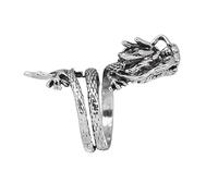1pc hommes élégant dragon casse-doigt de la tête bijoux de mode pour hommes en alliage lisse confortable ajustement léger présent pour petit ami