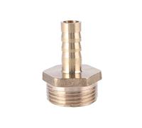 1pc Hose Barb Tail 6/8/10/12/14/16/19/25MM Brass Pipe Fitting 1/8" 1/4" 3/8" 1/2" 1" BSP Male Connector Joint Copper Coupler Adapter (Size : 6mm Barb, Color : 3/4")