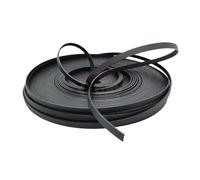 1pc HTD 3M courroie de distribution ouverte noir polyuréthane acier PU 3M courroie synchrone for CNC largeur de courroie 10/15/20/30mm HTD3M courroie de distribution ouverte(10 Meter,Belt width 9mm)