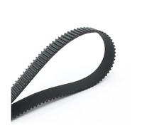 1pc HTD3 M Largeur de courroie 6 mm Longueur de la courroie de distribution 411 mm ~ 561 mm Nombre de 137 dents ~ 187 dents Courroie synchrone en caoutchouc à boucle fermée 6 mm(501mm)