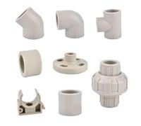 1pc ID 20~110mm 45/90 degrés coude/Direct/té/capuchon/collier de tuyau/bride/Union Joints tuyau d'eau d'irrigation jardin Convient pour l'irrigation(Pipe Clamp,ID 110mm)