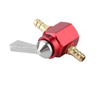 1pc interrupteur de réservoir de carburant Tap valve Petcock moto ATV Quad (rouge)