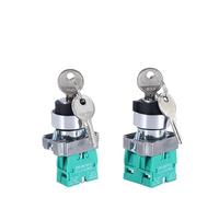 1PC Interrupteur de sélection de clé de deuxième vitesse XB2-BG21C Bouton de commutation ZB2-BE101C(1NO)