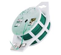 1pc Jardin Fil, Jardin Ficelles, liens végétaux ligatures pour plantes de jardin Accessoires de fil Twist Coated plastique souple vert pour organisation Bureau Jardinage Accueil 50M
