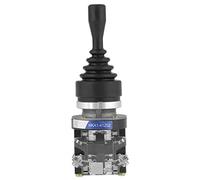 1pc Joystick à Manette Commutateur de Manette Momentané à 2 Positions HKA1-41Z02,Largement utilisé pour l'automatisation et la sécurité, Retour Momentanée Joystick Interrupteur à Bascule