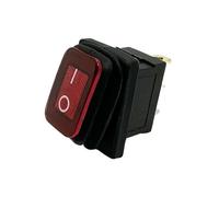 1PC KCD1-101NF-3P-R 220V Red LED 13x19mm ON-OFF 2 Position 3 Pins SPDT Snap-in Power Rocker Switch 6A/250VAC