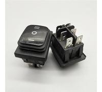 1pc KCD4-203 20A/250VAC 30x22 6pin DPDT ON OFF ON 220V black Rocker Switch RNUMLIGH