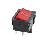 1PC KCD5 21x24mm 21 * 24mm Rocker Switches Kit 4 Pin 6Pin 2/3 Position 6A/12A 250VAC ON-OFF ON-OFF-ON(2D4P-Red-LED)