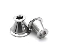 1pc KF16-KF50 Tri Clamp Reducer Vacuum Pipe Fittings Flange 304 Stainless Steel