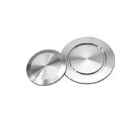1pc KF50 Vacuum Flange Blind Plate Solid End Cap Flange Baffle Plate 304 Stainless Steel