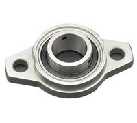 1PC KFL003 17mm Diamètre d'alésage Bloc d'oreiller en alliage de zinc Unité de palier à bride Unité de boîtier