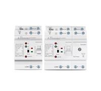 1pc L N 220V Small Dual Power Automatic Transfer Electrical Selector Switches Uninterrupted 63A TOQ6 4p HSMXNEONJB