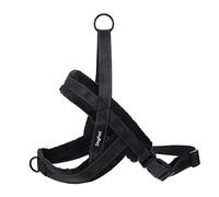 1pc Laisse pour Chien Corset Corde Laisse pour Chien Harnais pour Petits Chiens Ceinture Laisse pour Chien Marche Fournitures pour Animaux de Compagnie Service Chien Gilet (Noir L)