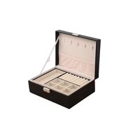 1PC, Large Capacity Jewelry Storage Box,For Home Or Travel Pour Les Voyages, Le Lavage(Black)