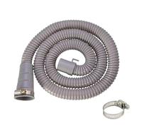 1PC Longueur 1~5m Tuyau De Vidange Machine À Laver Lave-Vaisselle Rallonge Colliers Serrage EVA Plastique Extensible Flexible Accessoires(Gray-2.5 Meters)