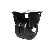 1pc Low Center Of Gravity Casters With Double Row Wheels,1.6inch FOR Heavy Maching High Load Bearing Wear-Resistant Mute(Fixed castor,3 inch)