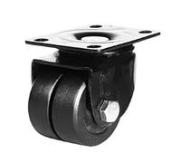 1pc Low Center Of Gravity Casters With Double Row Wheels,1.6inch FOR Heavy Maching High Load Bearing Wear-Resistant Mute(Rotating casters,3 inch)