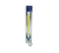 1pc LZB-3WB, rotamètre en verre for liquide/eau/H2O, débitmètre avec vanne de régulation. Connecteur, il peut régler le débit(0.6-6ml Pmin)