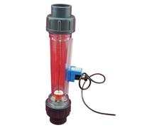 1PC LZS-20A Rotamètre à eau for canalisation en plastique avec alarme de débit et interrupteur de limite inférieure (par défaut) ou supérieure(40-400LPH)