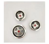 1pc M12x1.25 Male Thread Aluminum Alloy Hex Head Oil Sight Glass Window For Air Compressor