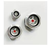 1pc M12x1.25 No Red Mark Aluminum Alloy Oil Sight Glass Window Indicator