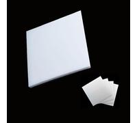 1pc M200 200mm x 200mm White PTFE Plastic Sheet - Versatile Formable Board for Gaskets, DIY Crafts, and Industrial(5mm)