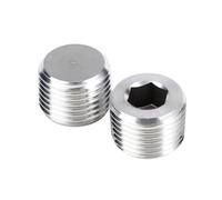 1PC M20x1.5 Metric Fine External Thread 304 SS Inner Hexagon Socket Allen Head Bolt End Cap Stop
