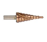 1pc M35 Cobalt 5% Foret étagé 4-12/4-20/4-32mm Tige Triangulaire HSS-Co Haute Vitesse en Acier Foret Trou Cutter for Acier Inoxydable (Size : Spiral 4-20mm)
