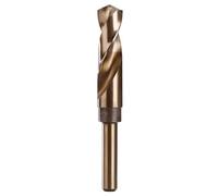 1pc M35 HSS-Co Cobalt foret hélicoïdal de qualité industrielle 13.5-30mm 1/2 pouce foret à tige réduite for le métal en acier inoxydable forage(22mm)