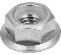 1pc M5 M6 M8 M10 M14 bride en alliage de titane -Lock -Nuss pour la moto de vélo (M6x1.0)