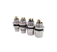 1Pc M8 panel back Sensor Connector Socket threaded coupling Male&Female A Type 3 4Pin NWPNLXEA(Female 4pin)