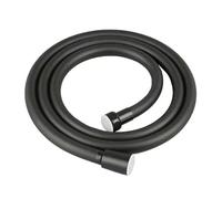 1pc Manguera De Ducha Mano PVC Tubo Agua universel Flexible Antibobinado A Prueba Explosiones Extension Grifo(PVC Black-2m)