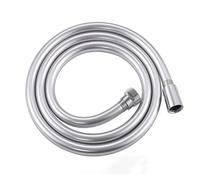 1pc Manguera De Ducha Mano PVC Tubo Agua universel Flexible Antibobinado A Prueba Explosiones Extension Grifo(PVC Silver-2m)