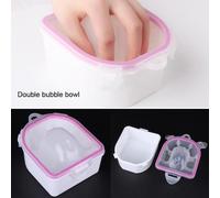 1pc Manucure Main Lavage Dissolvant Tremper Bol Nail Art Soaker Bol Bricolage Salon Ongles Spa Bain Traitement Outil Nail Art Main Lavage Dissolvant