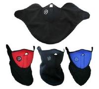 1Pc Masque Protecteur Unisexe Hiver Bandana Vélo Tour de Cou Moto Col Roulé Sport en Plein Air Coupe-vent Polaire Chaud Rouge